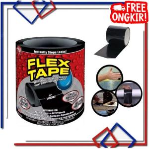 Flex Tape 4" x 5' / Isolasi Ajaib /Lakban Anti Bocor / Magic Tape