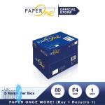 PaperOne Kertas F4 80gr All Purpose 1 Box (2500 lembar) Kertas HVS