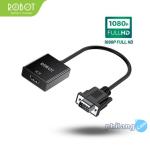 ROBOT RHV30 VGA to Adapter Laptop/PC 1080P (With Audio & Power Supply)