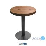INFORMA LONDON ELM MEJA TAMU 70X70X75 CM - HITAM