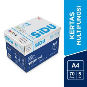 SiDU Kertas Fotocopy 70 GSM A4 - 1 Boks = 5 Rim [Special Price]