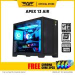 Casing Gaming Armaggeddon Tessaraxx Apex 13 Air E-ATX Excelent Airflow - BLACK