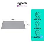 Logitech Desk Mat Studio Series Mouse Pad XL Polos Anti-Slip - Grey