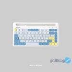 Rexus Keyboard Dual Connection Mosaic KB01 - White KB01