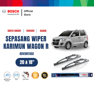 Bosch Sepasang Wiper Kaca Mobil Suzuki Karimun Wagon R