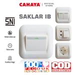 CAHAYA - Saklar IB Engkel/Seri/Stop Kontak Arde / Warna Cream SC-111/2/3/4/5