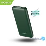 ROBOT PowerBank RT12 10000 mAh Dual Input Output Slim Original - Hijau