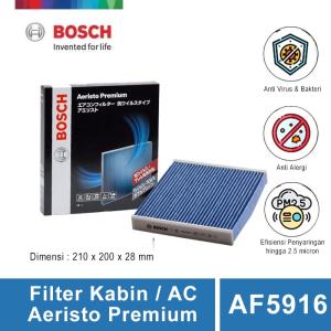 Bosch AF5916 Aeristo Premium Filter Kabin Filter AC / Saringan AC Anti Virus Mobil Honda Brio, Mobilio dan BRV