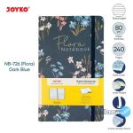 Buku Tulis Catatan Bergaris Ruled Notebook Joyko NB-726 Flora - Dark Blue
