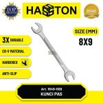 Hasston Kunci Pass Chrome Mdl. Tulang / Double Open End Wrench (1649) - 8X9 MM