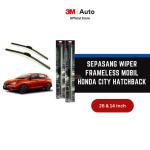 3M Wiper Frameless Mobil Honda City Hatchback - 26 dan 14 inch