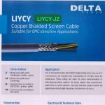 KABEL Screen LIYCY-JZ 12x1.5mm2 300/500V Grey Colour Cable DELTA