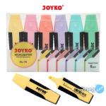 Highlighter Penanda Berwarna Joyko HL-70 Pastel Color 1 Set 6 Pcs