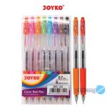 Pulpen Pena Warna Color Ball Pen BPC-253 8 Warna 0.7 mm