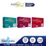 PaperOne A4 85gr+A4 75Gr Kertas HVS A4 Kertas Fotocopy Paket Bundling