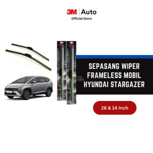 3M Wiper Frameless Mobil Hyundai Stargazer - 26 dan 14 inch