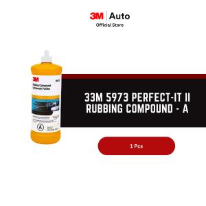 3M 5973 Perfect-It II Rubbing Compound - Kompon Poles Mobil - 1 Botol - Kuning