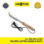 Hasston Solder Listrik Handle Kayu / Soldering Iron (3890) - SODERAN 80 W