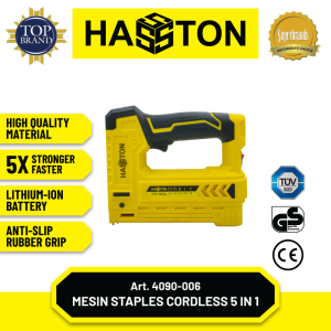 Mesin Staples Gun Cordless Hasston