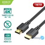ROBOT Kabel HDMI 4K 3D HDTV LCD Projector 1m 1.5m 2m 3m 5m - 1M