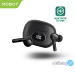 Robot Wireless Earphone Airbuds T70 Original TWS Deep Bass Bluetooth - Hitam