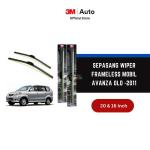 3M Wiper Frameless Mobil Toyota Avanza - Ukuran 20 dan 16 inch
