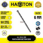 Hasston Mata Bor SDS / Bor Tembok / Drill Bits (0242) - 6 mm, SDS Plus
