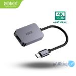 ROBOT HT100 Type-C to HDMI Adapter with 4K HDMI Alumunium Alloy