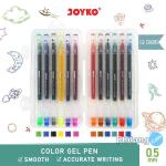 Color Gel Pen / Pulepen / Pena Joyko GPC-247S / 12 Warna / 0.5 mm