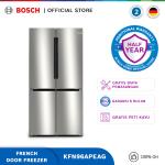 Bosch KFN96APEAG Kulkas French Door Freezer Bawah Multi Pintu Seri 6