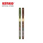 KENKO GEL PEN KE 100BTK (Batik) Black Mix Color 2 PCS