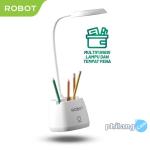 ROBOT Lampu Meja Belajar RT-DL02 Fleksibel Rechargeable Multifungsi - Putih