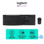 Logitech MK270r Combo Keyboard dan Mouse Wireless Multimedia Keys