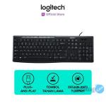 Logitech K200 Keyboard Multimedia USB Kabel untuk Komputer / Laptop