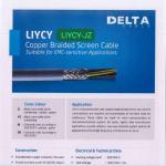 KABEL Screen LIYCY-JZ 4x0.75mm² 300/500V Cable DELTA