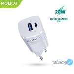 ROBOT Charger RT-F7 Dual Output Port 3A 20Watt Original Garansi 1 Tahun