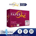 PaperOne Kertas A4 85gr Digital 1 Rim (500 lembar) Kertas HVS