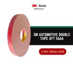 3M AFT Acrylic Foam Tape 5666 - 1.1 mm - 20 mm x 33 m - Double Tape Mobil