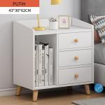 Furnibest Meja Nakas Meja Samping Meja Minimalis - MC-455 Putih