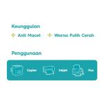 SiDU Kertas Fotocopy 75 GSM F4 - 1 Boks = 5 Rim