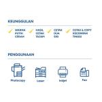 Bola Dunia Kertas Fotocopy 70 GSM F4