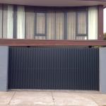 pagar minimalis rumah modern full holo besi