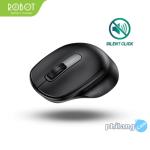 Mouse Wireless ROBOT M312 2.4GHz Silent Optical 1600DPI - Hitam