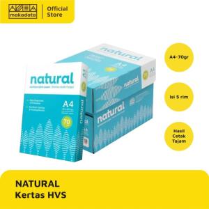 KERTAS HVS | PRINT | FOTOCOPY NATURAL A4 70 GRAM (1BOX)
