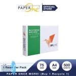 PP Lite Kertas A4 75gr Copier 1 Rim (500 lembar) Kertas HVS