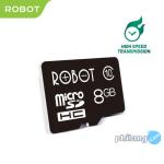 ROBOT 8GB Memory Card Micro SD Class 10 Speed with Package