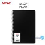 Ruled Notebook Diary Agenda Buku Catatan Bergaris Joyko NB-690 - Black