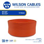 Wilson Cables - NYAF 10 mm² 10 Meter - Kabel Tembaga Serabut - Orange