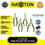Hasston Tang Set 4Pcs Poles 6'' / Tang Mini Kombinasi (4253-004) - Poles