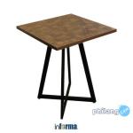 INFORMA MANFORD X MEJA TAMU 60X60X75 CM - COKELAT